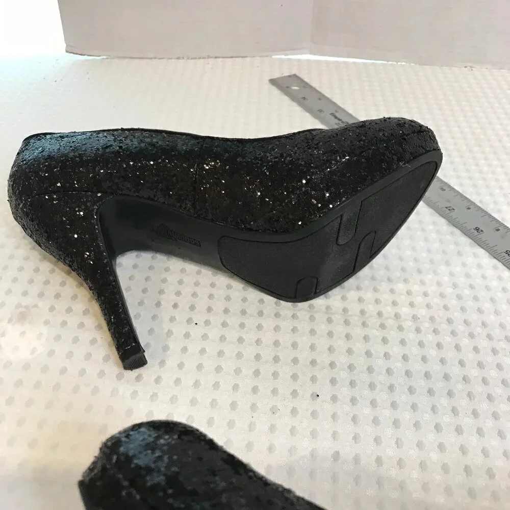 FERGALICIOUS BY FERGIE NELLY TOO GLITTER HEEL SHOES SIZE 7M